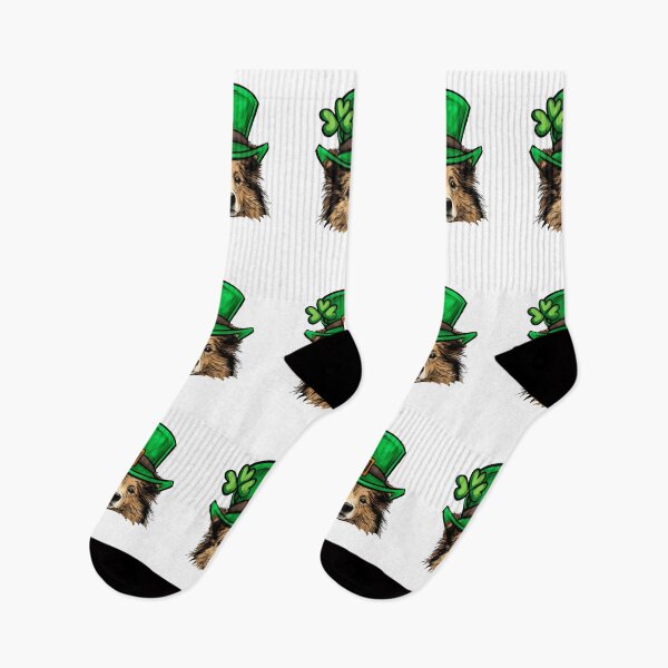 Item preview, Funny St Patricks Day Shetland Sheepdog designed and sold by whyitsme.