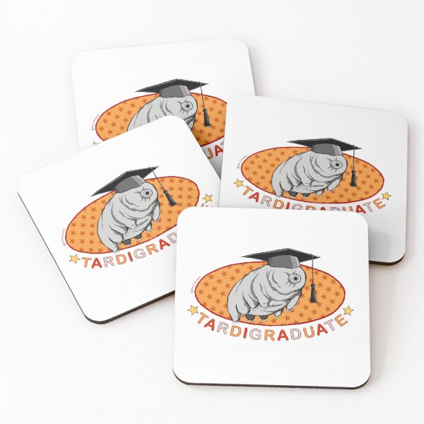 Item preview, Tardigraduate water bear graduation congratulations pun designed and sold by PaulaJKnight .