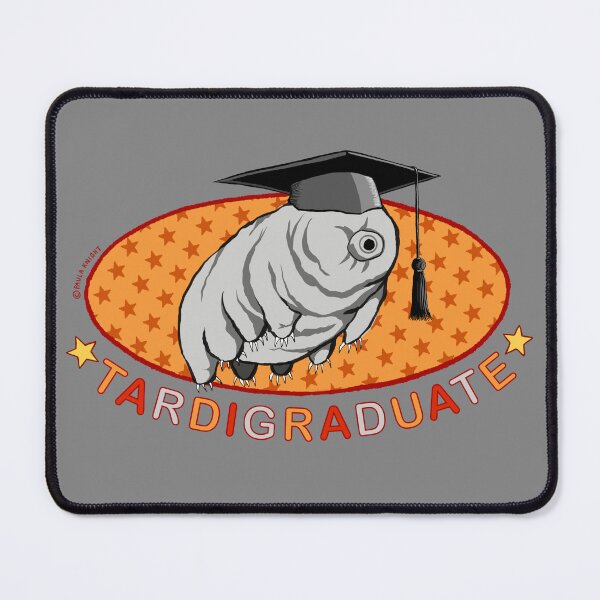 Item preview, Tardigraduate water bear graduation congratulations pun designed and sold by PaulaJKnight .