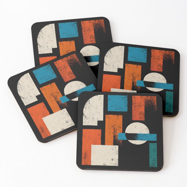 Item preview, Brutalist Abstract – Anti-Design Geometric Chaos designed and sold by JaroPrints.