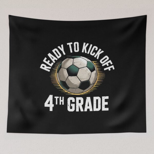 Item preview, Ready To Kick Off 4TH Grade First Day Of School designed and sold by BHMARTS.