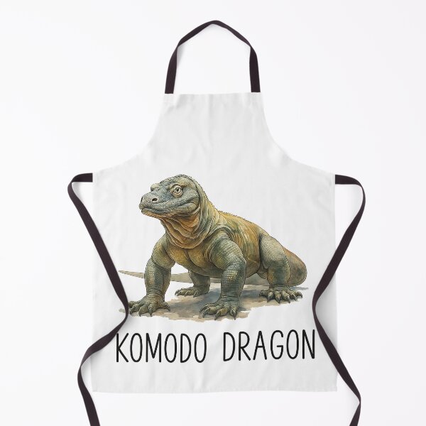 Item preview, Komodo Dragon Watercolor Reptile Portrait designed and sold by ArtfulWeave.