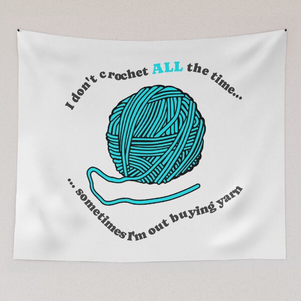 Item preview, I don't crochet ALL the time... designed and sold by karenadams.