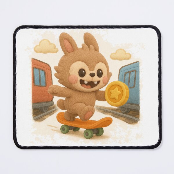 Item preview, Subway Labubu – Cute Skater Fan Art designed and sold by Mirosi-S.