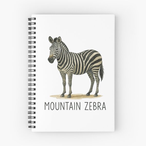 Item preview, Mountain Zebra Realistic Wildlife Illustration designed and sold by ArtfulWeave.