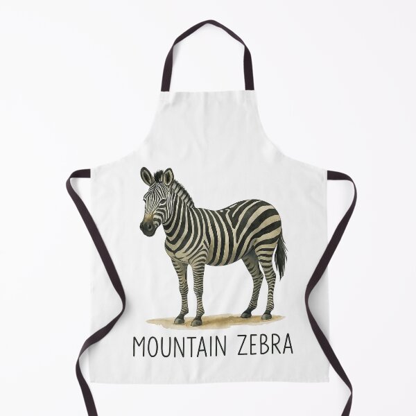 Item preview, Mountain Zebra Realistic Wildlife Illustration designed and sold by ArtfulWeave.