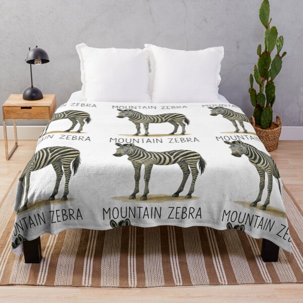 Item preview, Mountain Zebra Realistic Wildlife Illustration designed and sold by ArtfulWeave.