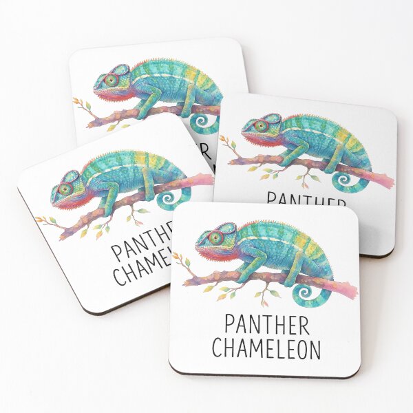 Item preview, Panther Chameleon Colorful Tree Lizard Artwork designed and sold by ArtfulWeave.