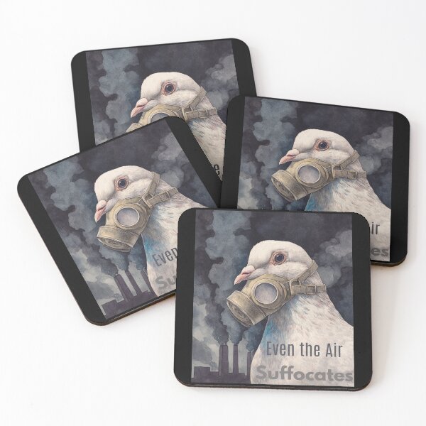 Item preview, Even the Air Suffocates – Watercolor Dove Art designed and sold by Ela-graphicwiz.