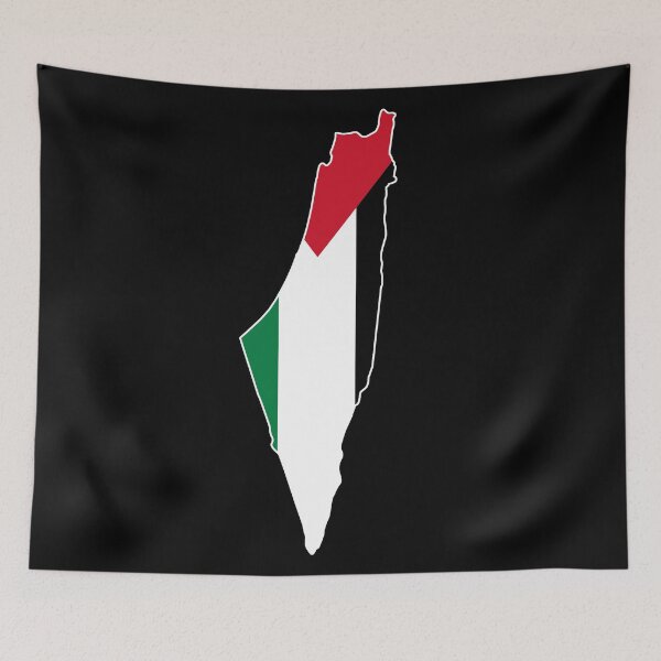 Item preview, Palestine Map Flag: Palestinian Heritage Solidarity Art designed and sold by RevolutionToday.