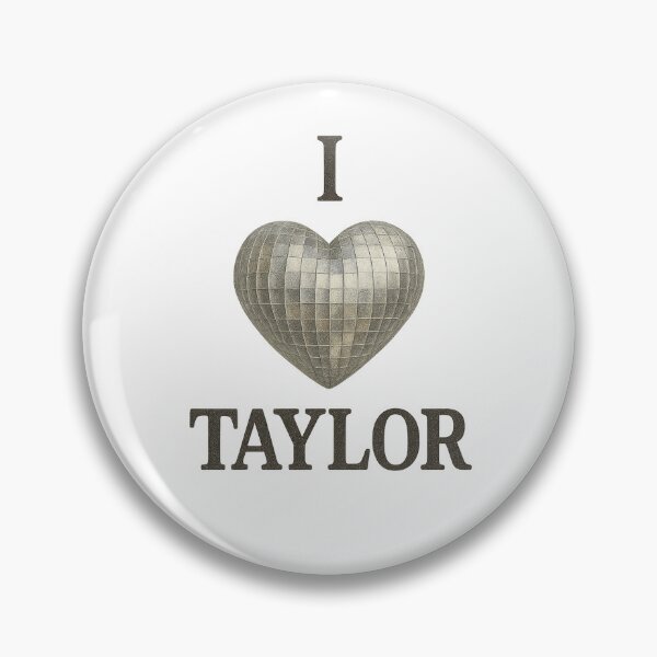 Artikelvorschau, Ich liebe Taylor – Retro-Discoherz-Digitalbild entworfen und verkauft von visualvibesss.