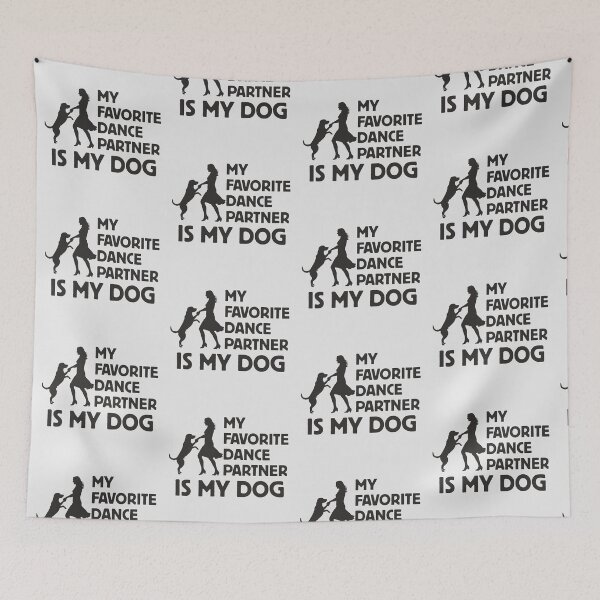 Item preview, Dog Dancing My Favorite Dance Partner Woman Black designed and sold by TackyTime.