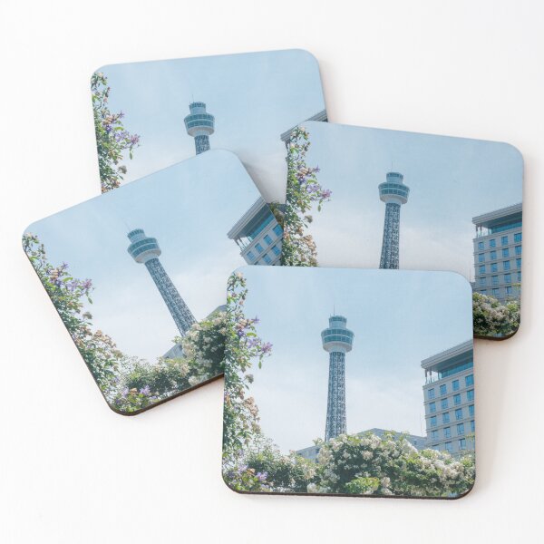Item preview, A Waterfront Landmark Enjoyed with Spring Flowers designed and sold by Pix4Japan.
