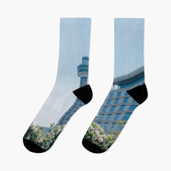 Item preview, A Waterfront Landmark Enjoyed with Spring Flowers designed and sold by Pix4Japan.