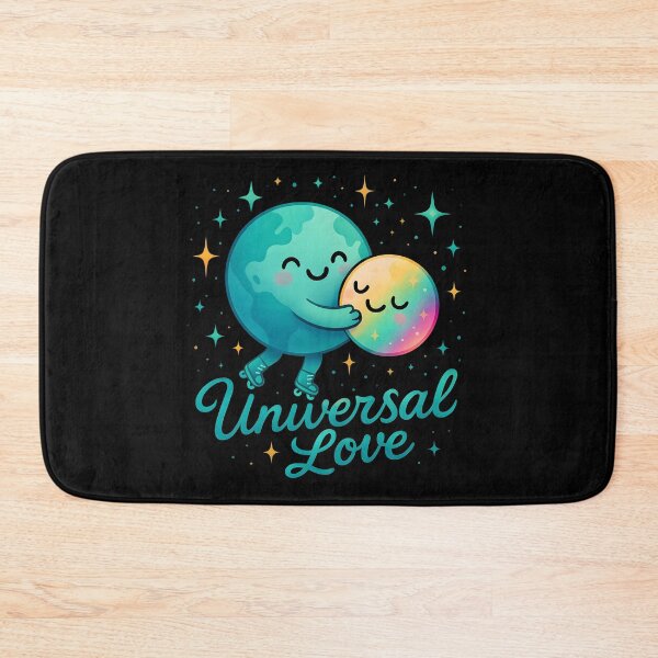 Item preview, Universal Love – Wholesome Planet & Moon Cosmic Hug Design designed and sold by JaroPrints.
