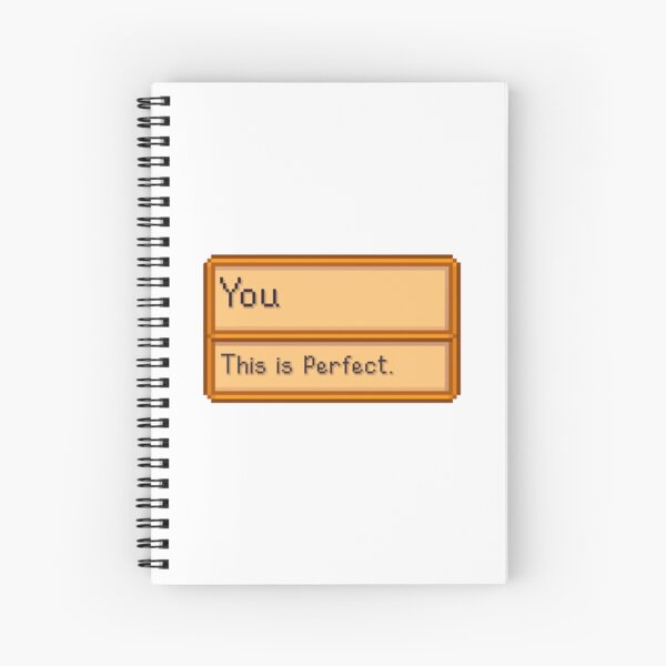 Item preview, You are Perfect- Stardew Valley Item designed and sold by CatsCritterDesigns .