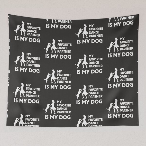 Item preview, Dog Dancing My Favorite Dance Partner Woman White designed and sold by TackyTime.