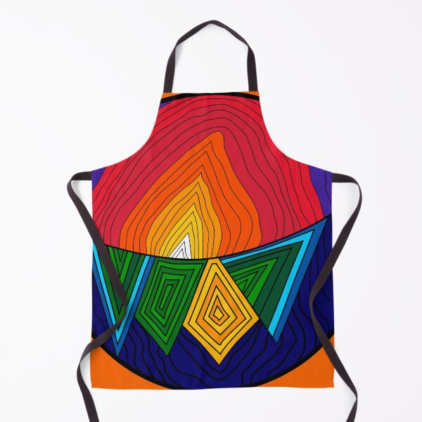 Item preview, Abstract Sunset Illustration designed and sold by Kate Anderson Art.