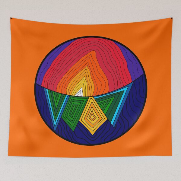 Item preview, Abstract Sunset Illustration designed and sold by Kate Anderson Art.