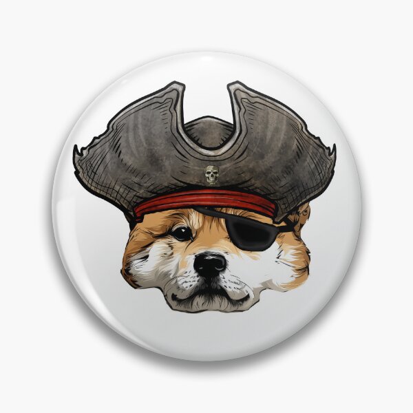 Item preview, Shiba Inu Pirate designed and sold by whyitsme.