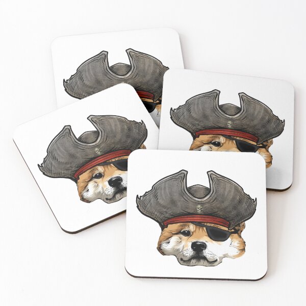 Item preview, Shiba Inu Pirate designed and sold by whyitsme.