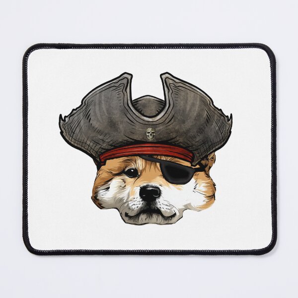 Item preview, Shiba Inu Pirate designed and sold by whyitsme.