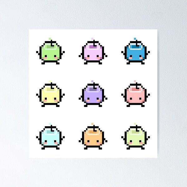 Item preview, Stardew Valley Pastel Junimos designed and sold by CatsCritterDesigns .
