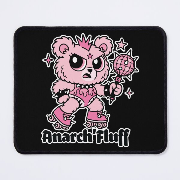 Item preview, Anarch Fluff: The Rebel Boogie Bear (Pink) designed and sold by mad.pam.