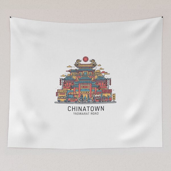 Item preview, Bangkok Chinatown designed and sold by likbatonboot.