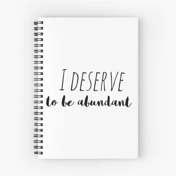 Item preview, I Deserve to Be Abundant – Affirmation – Worthy of Wealth Typography designed and sold by Camila  Ardila.
