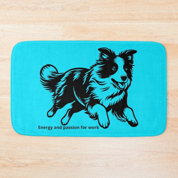 Item preview, Border Collie – Energy, Intelligence & Heart designed and sold by dotitoko.