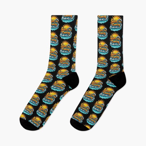 Item preview, Sun Is Coming – Summer Vibes & Ocean Waves designed and sold by Fikuall.