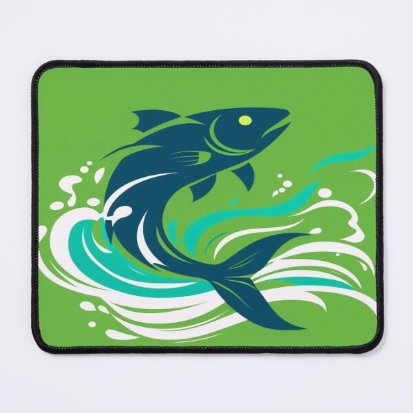 Item preview, Beautiful green fish designed and sold by saly55887.