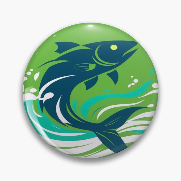 Item preview, Beautiful green fish designed and sold by saly55887.