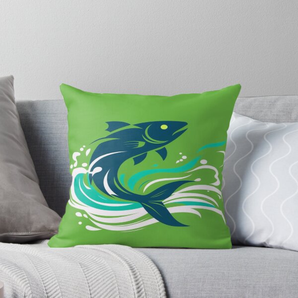 Item preview, Beautiful green fish designed and sold by saly55887.