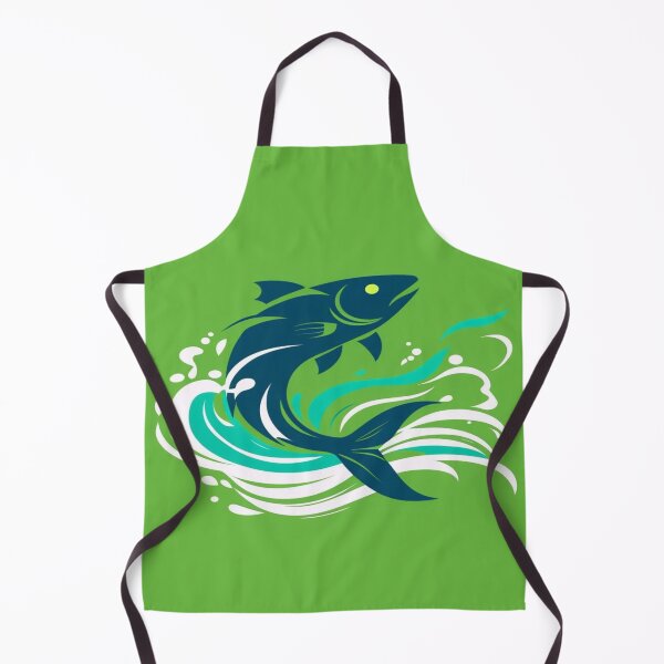 Item preview, Beautiful green fish designed and sold by saly55887.