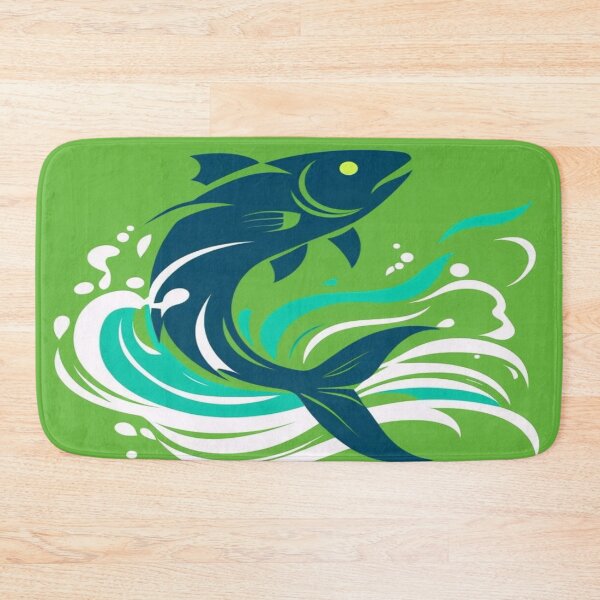 Item preview, Beautiful green fish designed and sold by saly55887.