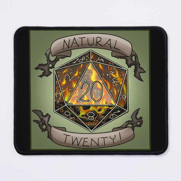 Item preview, Natural twenty: Fire designed and sold by RedFire-Art.