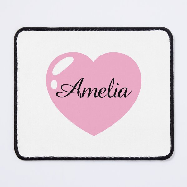 Item preview, Amelia Polish Name with pink Heart designed and sold by Monika Howarth.