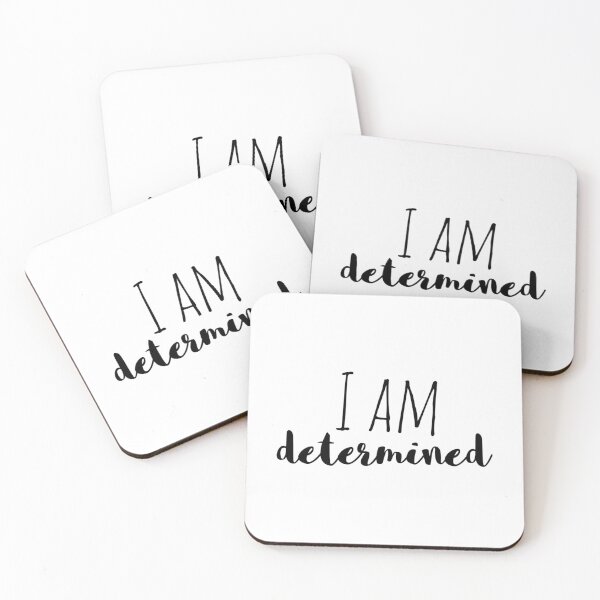 Item preview, I Am Determined – Affirmation – Motivation Mindset Typography designed and sold by Camila  Ardila.