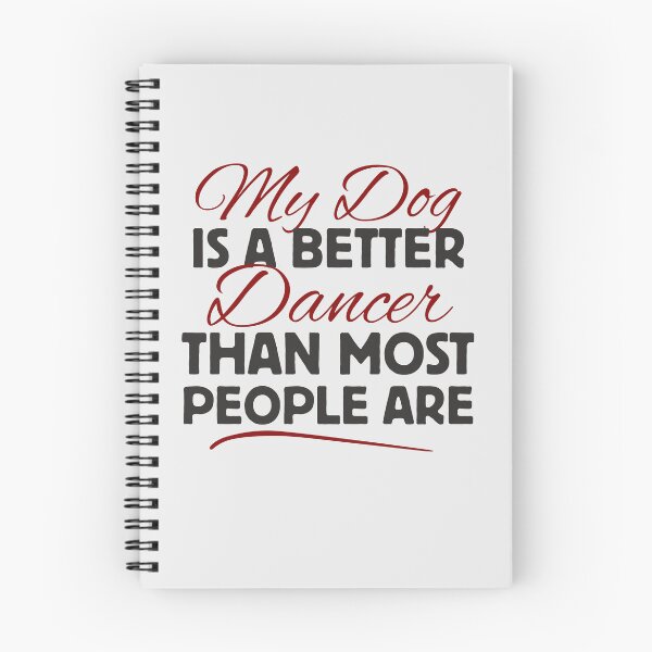 Item preview, Dog Dancing Better Dance Partner Phrase Black Red designed and sold by TackyTime.