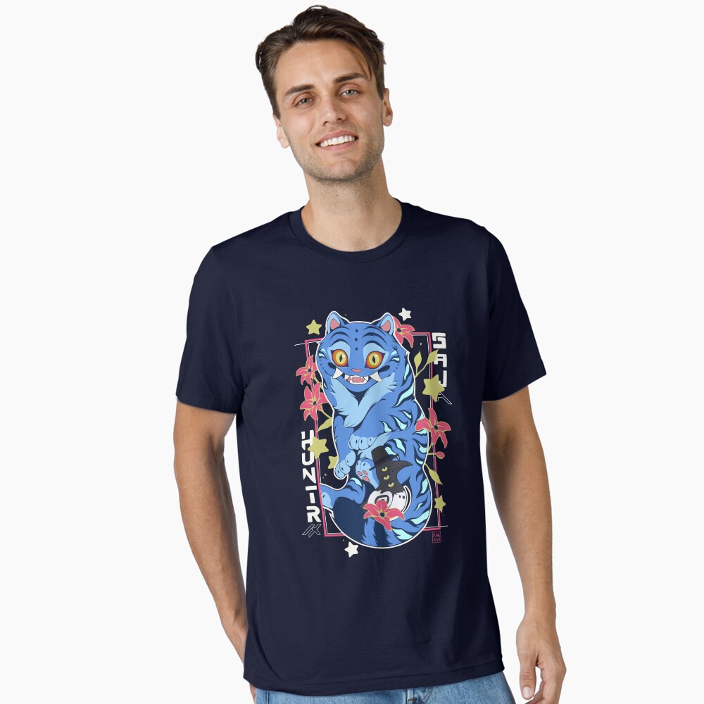 Vista previa del artículo con la obra «Camiseta esencial», diseñado y vendido por ValeriaKarasu.