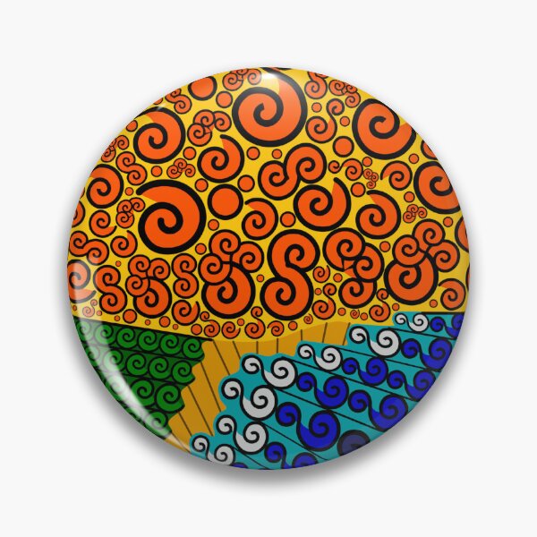 Item preview, Abstract Landscape Illustration designed and sold by Kate Anderson Art.