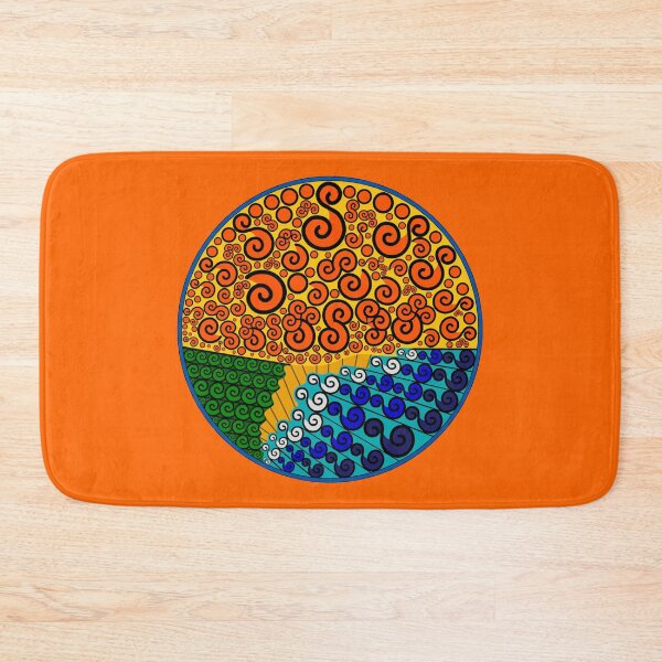 Item preview, Abstract Landscape Illustration designed and sold by Kate Anderson Art.