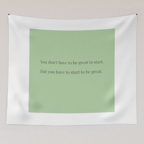 Item preview, Not good yet, but started – printable quote for beginners and dreamers designed and sold by KWkindwaves.