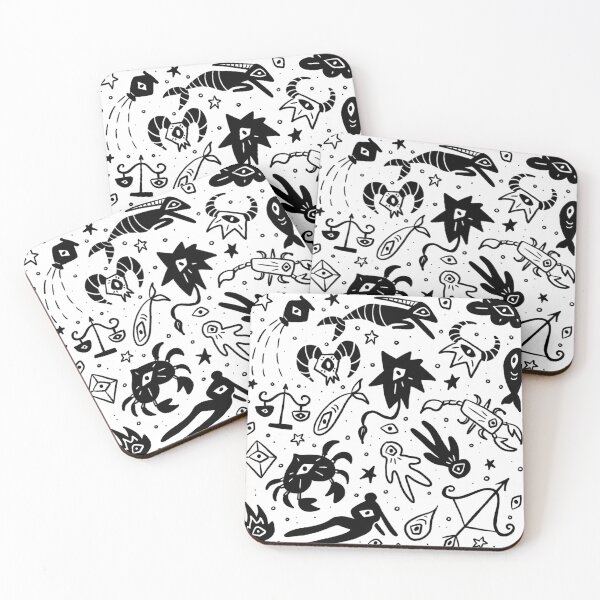 Item preview, Stylised horoscope pattern zodiac light mode designed and sold by TheDoodlemancer.