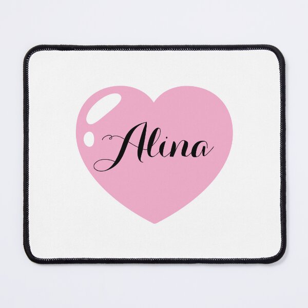 Item preview, Alina Polish Name with pink Heart  designed and sold by Monika Howarth.