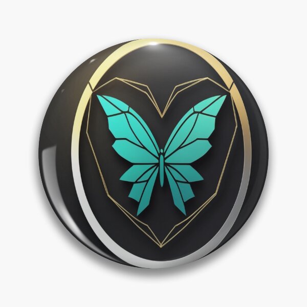 Item preview, Green butterfly with a golden frame designed and sold by saly55887.