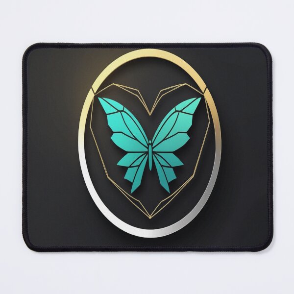 Item preview, Green butterfly with a golden frame designed and sold by saly55887.