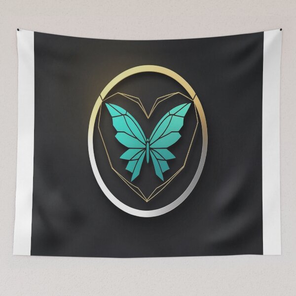 Item preview, Green butterfly with a golden frame designed and sold by saly55887.